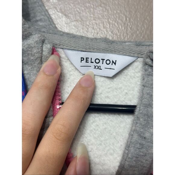 NWOT Peloton TWGF Relaxed Fit Half Zip Up Hoodie Sweatshirt Men's XXL - Picture 7 of 14